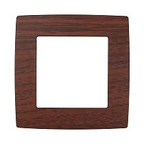 Рамка ЭРА 12 12-5001-08 для выключателей и розеток одинарная пластик вишня