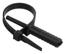 Хомут кабельный дюбельный ХД 7х150 черный  IEK
