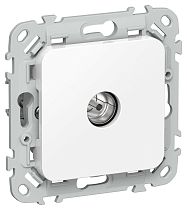 FLITE Розетка TV экранированная проходная тип M РТВм-1-1-2-ФлБ белый IEK