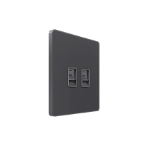 Systeme Infinity, Розетка информационная С/У RJ-45 кат.5e 2-я, Вулканический пепел