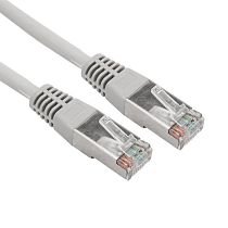 Патч-корд F/UTP CAT 6, RJ45-RJ45, 26AWG, LSZH, серый, 5м REXANT