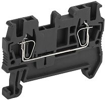 Клемма пружинная КПИ 2в-1.5 17.5А черный  IEK