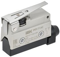 Микропереключатель концевой МП-7140 укороченный рычаг IP64 IEK Микропереключатель концевой МП-7140 укороченный рычаг IP64 IEK