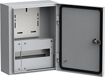 TITAN Корпус металлический ЩУРн-1/12 (395х310х165мм) IP54 без окна  IEK TITAN Корпус металлический ЩУРн-1/12 (395х310х165мм) IP54 без окна  IEK
