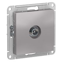 AtlasDesign Алюминий Розетка TV одиночная, коннектор Systeme Electric (Schneider Electric)