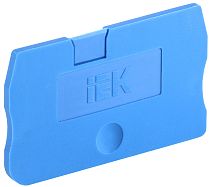 Заглушка для КПИ 2в-1.5/2.5 синяя  IEK