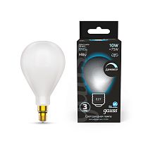 Лампа светодиодная Gauss Filament А160 10Вт 890lm 4100К Е27 milky диммируемая LED