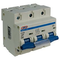 Автоматический выключатель трехполюсный ВА47-100 3P 125А (С) 10кА  ЭНЕРГИЯ