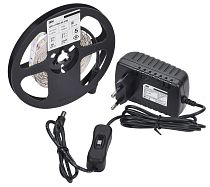 Комплект DIY (2835W60-4,8-IP20-12В 5м + др. + выкл.) IEK Комплект DIY (2835W60-4,8-IP20-12В 5м + др. + выкл.) IEK