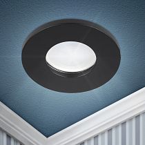 Светильник встраиваемый влагозащищенный ЭРА WR3 BK MR16/GU5.3, IP44, черный