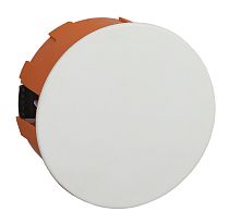 Коробка распаячная круглая IP20 KRP ЭРА D80х40мм для полых стен, пластиковые лапки с крышкой