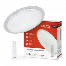 Светильник светодиодный COMFORT GALAXY 55Вт 230В 3000-6500K 4400Лм 450x70мм с пультом ДУ IN HOME
