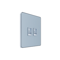 Systeme Infinity, Розетка информационная С/У RJ-45 кат.5e 2-я, Стальное небо