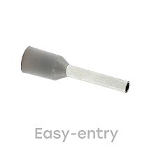 Наконечник штыревой втулочный изолированный  НШвИ 0,75-8 (50шт.) EKF PROxima