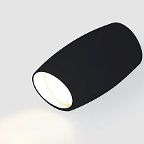 Спот GWL-GU10-M-IP20 Черный Скошеный верх Бочонок
