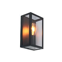 Фасадный светильник General GWL-E27-IP65 Черный+Дымчатый Лофт
