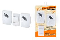 Звонок народный ЗББ-Н-21/1-32М (беспр., бат., 2 зв., блистер, откр.код) TDM