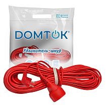 Удлинитель-шнур "DOMTOK" ПВС 3*1, 2,2кВт, з/к 20м