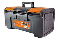 Ящик для инструментов ПРОФИ-24, 59х27х26 см, усилен., замок-автомат, лоток, органайзеры, «Рубин»  TDM