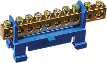 Шина нулевая на DIN-изоляторе "Стойка" 6х9-10 Navigator
