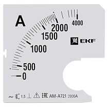 Шкала сменная для A721 2000/5А-1,5 EKF PROxima Шкала сменная для A721 2000/5А-1,5 EKF PROxima