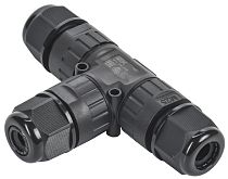 Коннектор кабельный герметичный WTP-306 3 PIN IP68 IEK