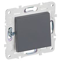 SKANDY Выключатель 1-клавишный перекрестный 10А SK-V03T титан IEK