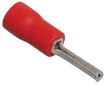 Наконечник круглый штыревой изолированный НкИш 0. 5-1.5 красный  IEK