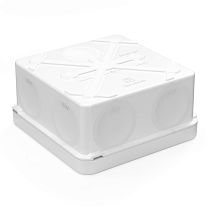 Коробка распределительная 60-0210-9003 для прямого монтажа двухкомпонентная безгалогенная (HF) белая 80х80х40 (132шт/кор) Промрукав
