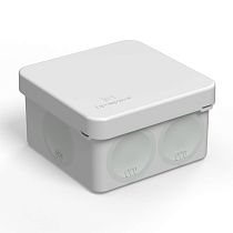 Коробка распределительная 60-0200 для прямого монтажа,двухкомплектная,безгалогенная (HF) 70х70х40 Промрукав