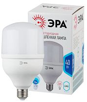 Лампа светодиодная ЭРА STD LED POWER T120-40W-4000-E27 колокол нейтральный белый свет Лампа светодиодная ЭРА STD LED POWER T120-40W-4000-E27 колокол нейтральный белый свет