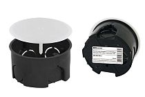 Распаячная коробка СП D103х50мм, крышка, IP20,  инд. штрихкод,  TDM