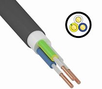 Кабель силовой, медный с низким токсичным выделением ВВГнг(А) LSLTx 3х2,5