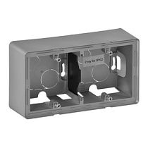 Коробка наружная двухпостовая алюминий Valena LIFE Legrand