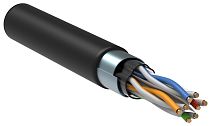ITK Витая пара F/UTP кат.6 4x2х23AWG LSZH черный (305м) IEK