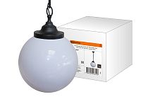 Светильник ЖКХ НСБ 02-60-251 УХЛ4 60 Вт, IP40, шар опал 250 мм, цепь черная  TDM