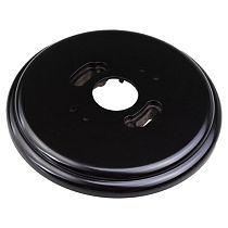 Подставка 1-местная круглая, D95 H10, пластик, черный JANTERA