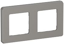 IEKINSPIRIA Рамка 2-местная 6739471 дымчатый IEK