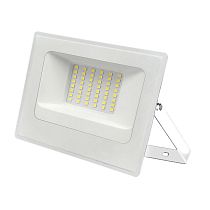 Прожектор светодиодный ТМ IONICH IFLSLED-DOB- 50-865-W-IP65 в белом корпусе