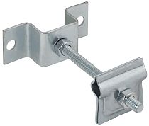 Держатель-зажим соединительный проводника круглого 6-10мм опорный L=100мм оцинкованная сталь HDZ IEK