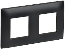 SKANDY Рамка 2-местная SK-F02Bl черный  IEK