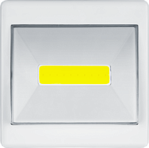 Светильник светодиодный портативный Navigator NPT-PL03-3AAA пластиковый пушлайт 1COB LEDx3Вт, 1режим