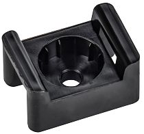 Площадка монтажная 16х23 черная под пистолет (100шт/упак) IEK