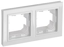 BRITE Рамка 2-местная IP44 РУ-2-БрБ-44 белый  IEK