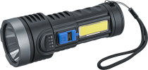 Фонарь Navigator 95 558 NPT-CP28-ACCU пласт. 1LED,1Вт+1СОВ,3Вт, Li-Ion,4В