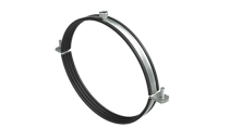 Хомут для воздуховодов с изоляцией с гайкой М8 для труб d 160 мм DKC