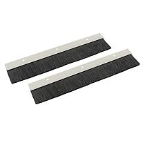 Щеточный буртик на алюминиевом держателе 300*45 ЕKF Basic (2шт) Щеточный буртик на алюминиевом держателе 300*45 ЕKF Basic (2шт)