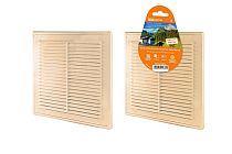 Решетка разъемная с москитной сеткой, 150х150 "ЭКО" (беж.)  TDM