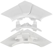 DLP Угол внутренний изменяемый для кабель-канала 150х50мм (80-100град) белый