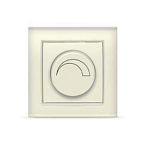 Светорегулятор (Диммер) Бриллиант, скрытой установки, 3А, 220В, 500Вт, слоновая кость UNIVERSAL